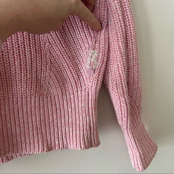 Scotch & Soda Chunky Pink Marled Pullover Sweater - Picture 6 of 8
